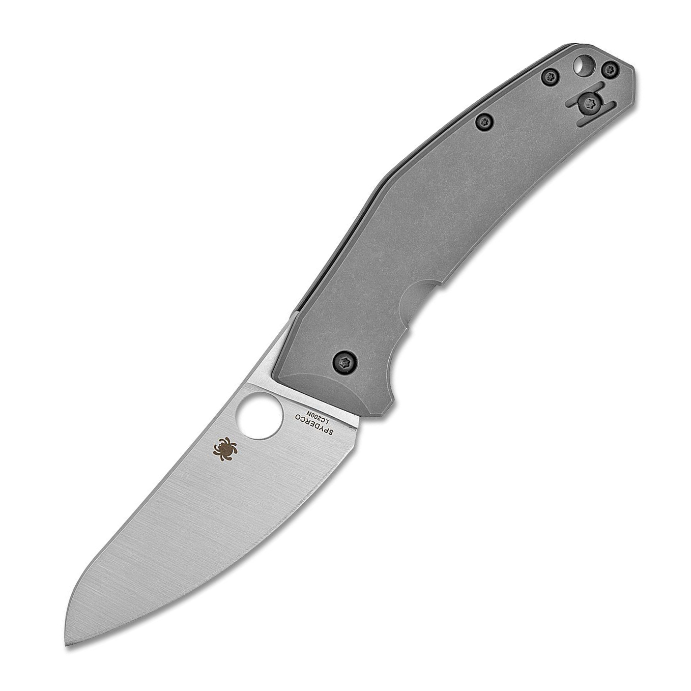 Spyderco Slysz Spydie Chef LC200N钢 钛柄 C211TIP 2000