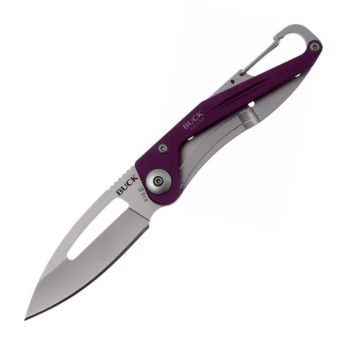 Buck 0818PPS-B Apex 420HC 不锈钢 铝 紫色 260
