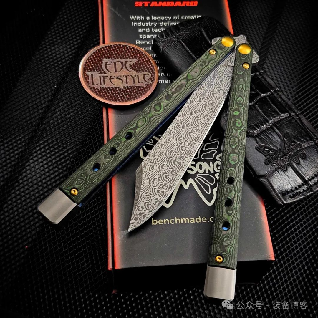 Benchmade Necron 大马士革钢限量版甩刀 99-242 Benchmade Necron 大马士革钢限量版甩刀 99-242