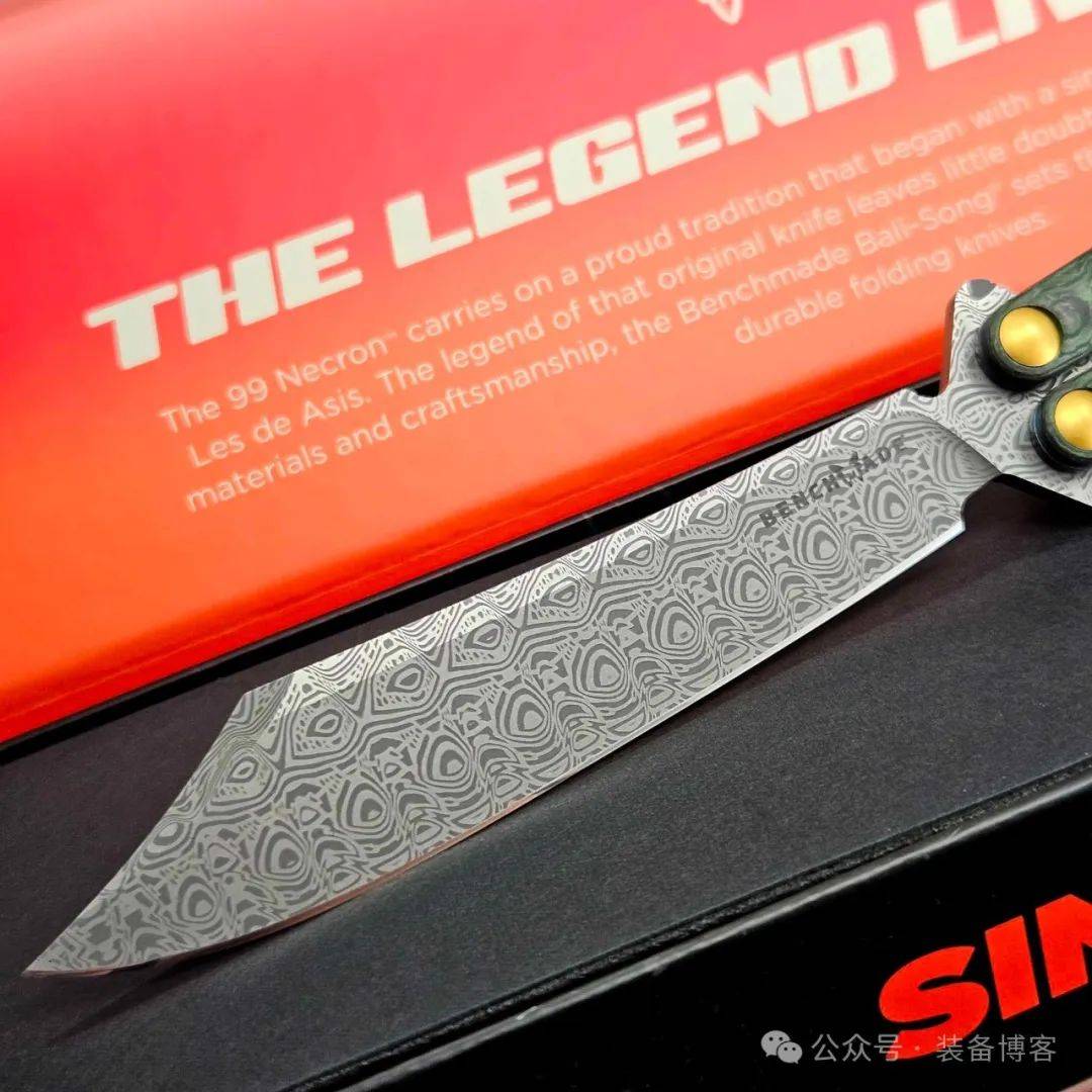 Benchmade Necron 大马士革钢限量版甩刀 99-242 Benchmade Necron 大马士革钢限量版甩刀 99-242