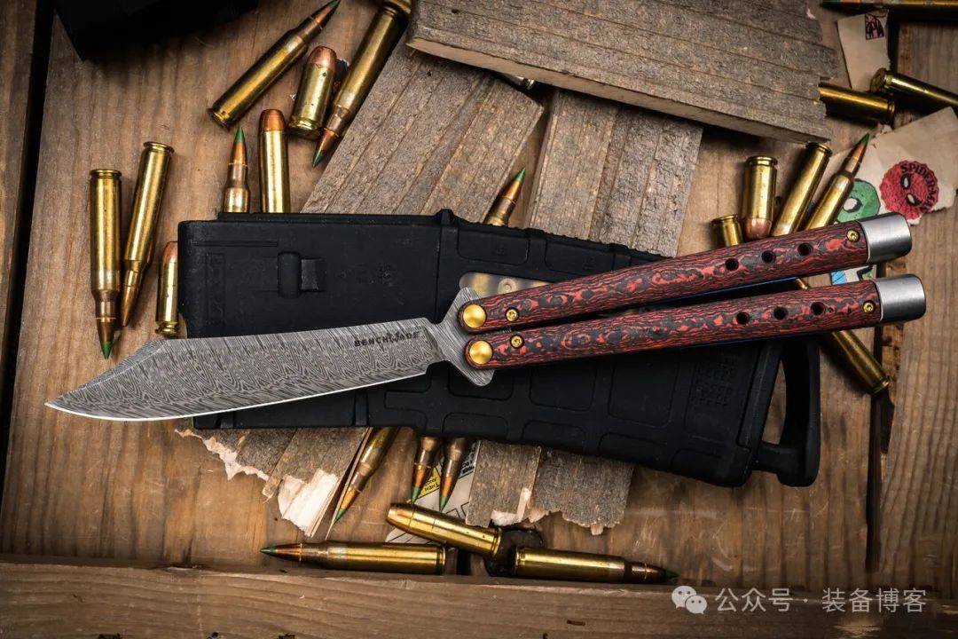 Benchmade Necron 大马士革钢限量版甩刀 99-241