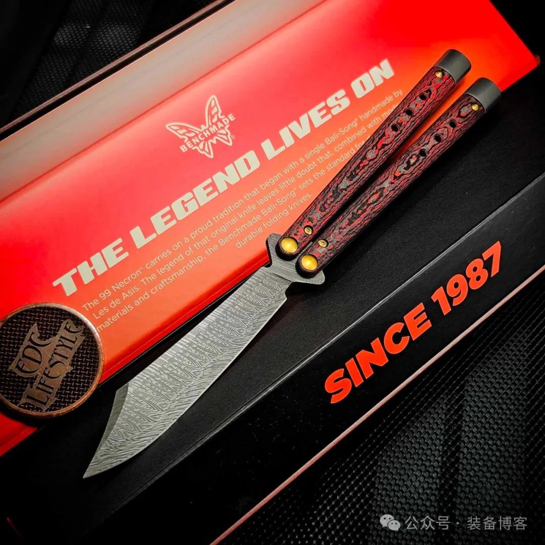 Benchmade Necron 大马士革钢限量版甩刀 99-241