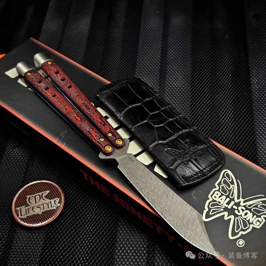 Benchmade Necron 大马士革钢限量版甩刀 99-241