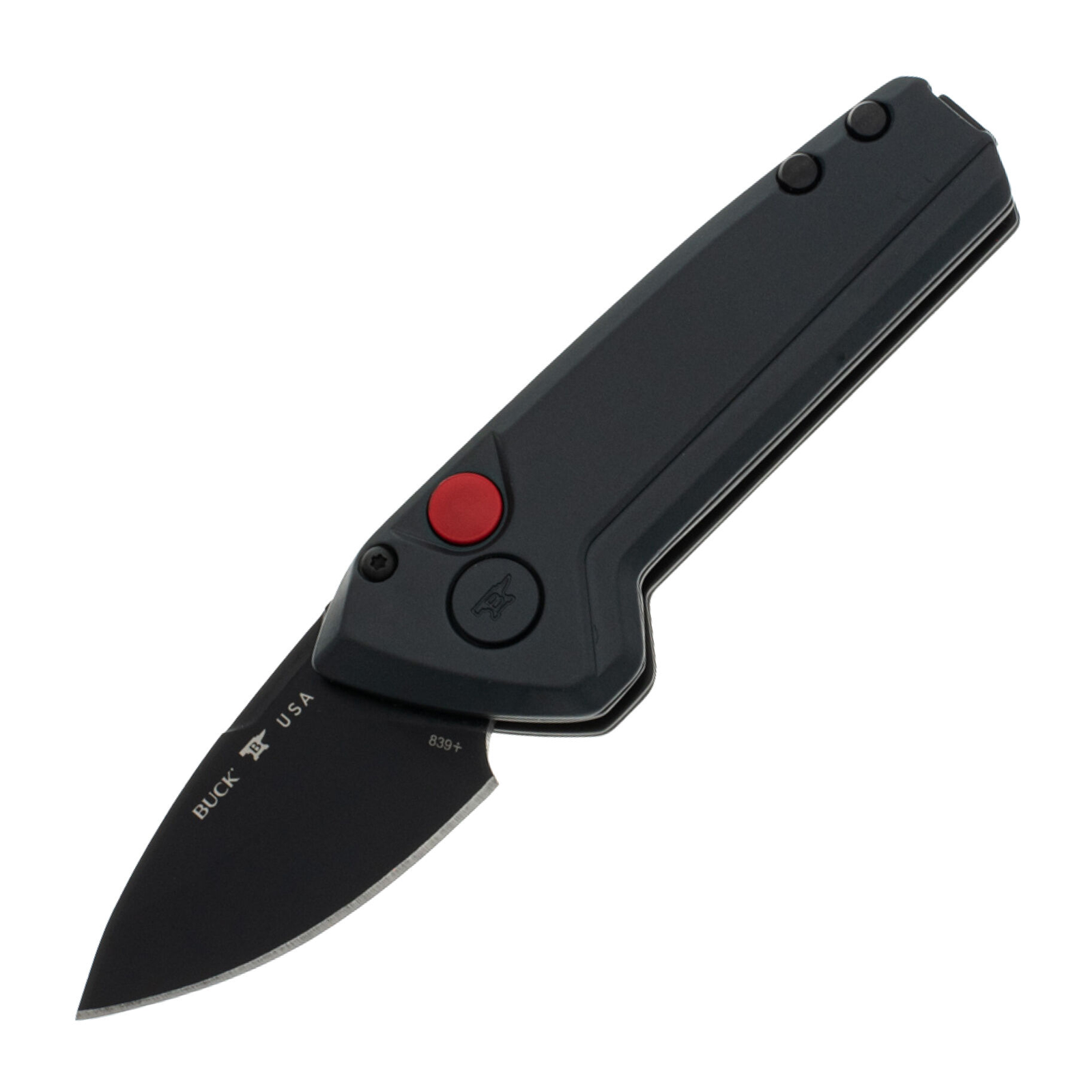 Buck 0839GYS1-B Deploy 154CM不锈钢 铝 黑色 1150