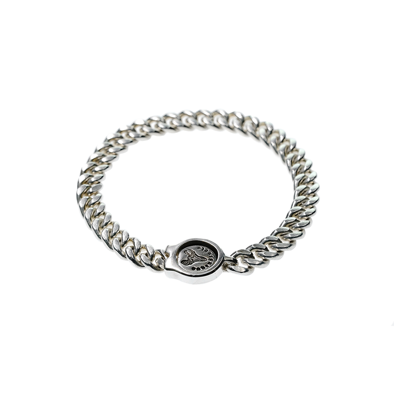 渡鸦工作室 本 男士手链 925银  原创设计 1460