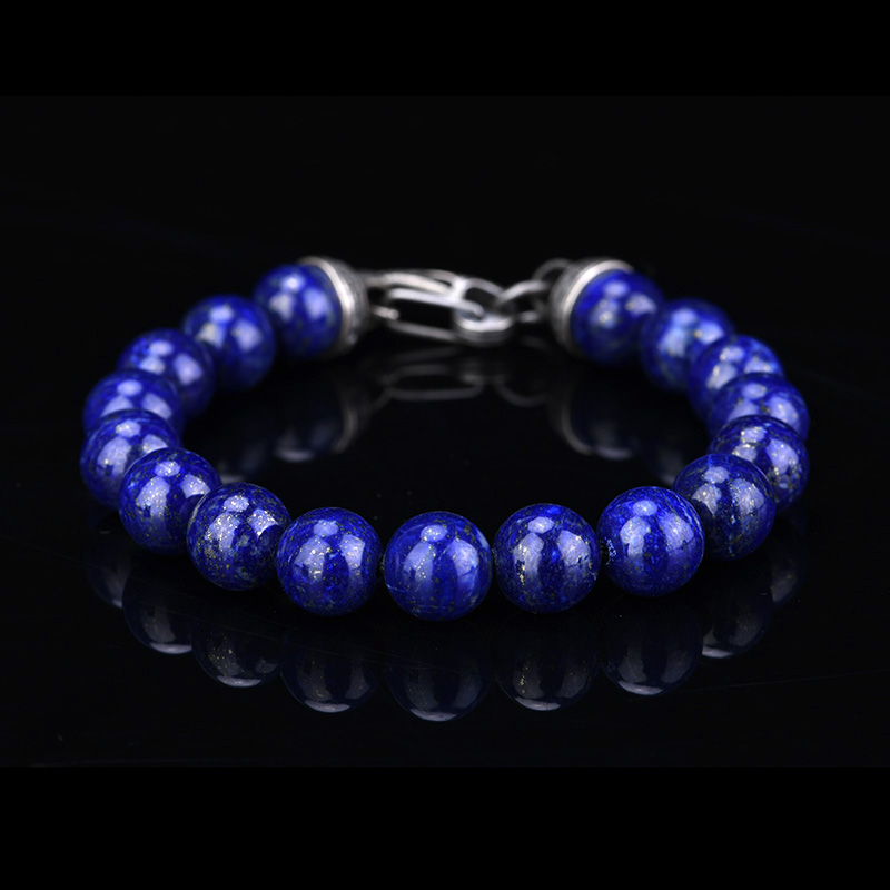 DYQ Jewelry 青金 大 男生轻奢珠链手链