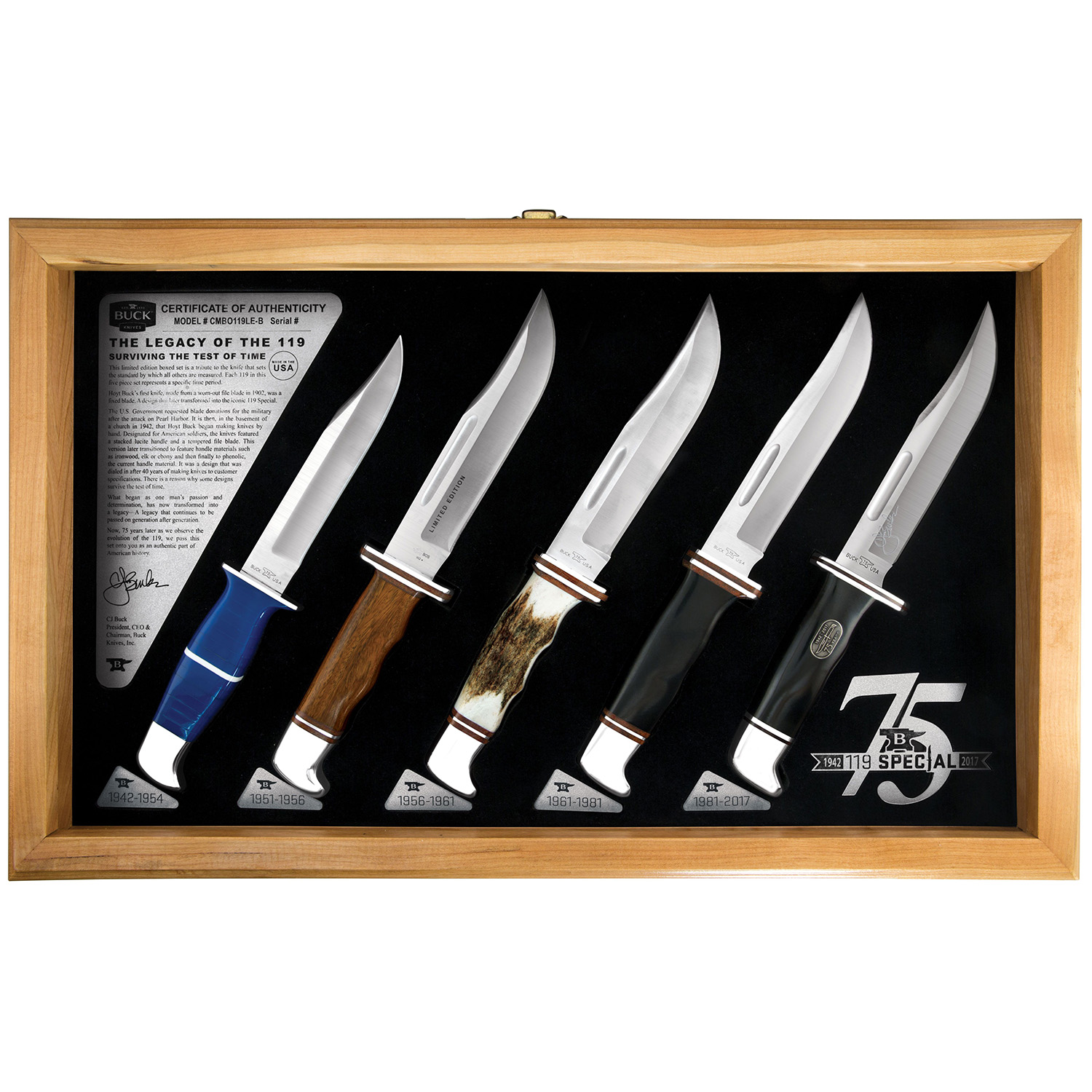 🚫 Buck 119 特别版历史收藏家套装 限量119套 12000