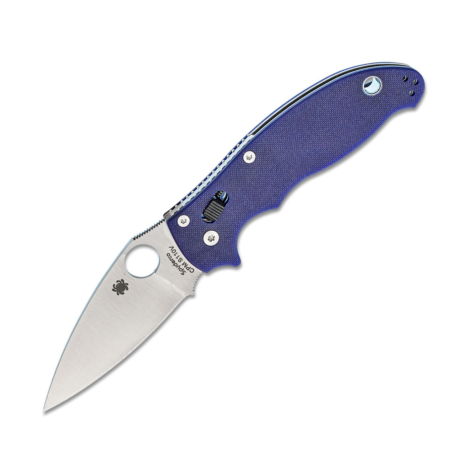 Spyderco Manix S110V钢 G10柄 C101GPDBL2 蓝色 1480