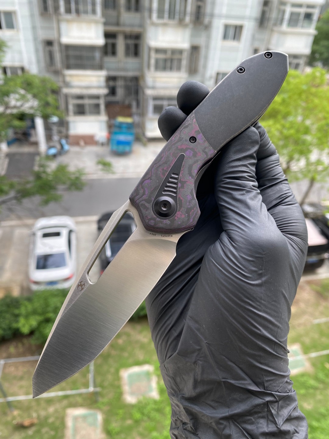 KANSEPT Thoth CPM-20CV钢 钛+碳纤维柄 K1075T1