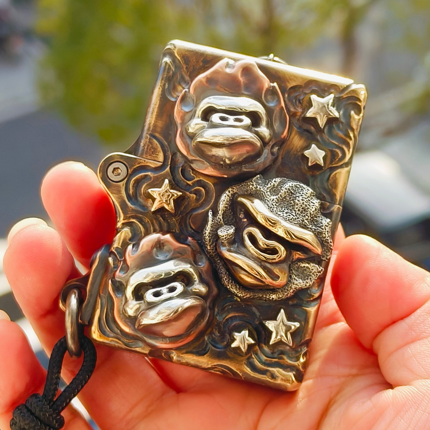 装备博客独家版本 Phase objects Flame Monkeys 猩猩定制打火机  10800