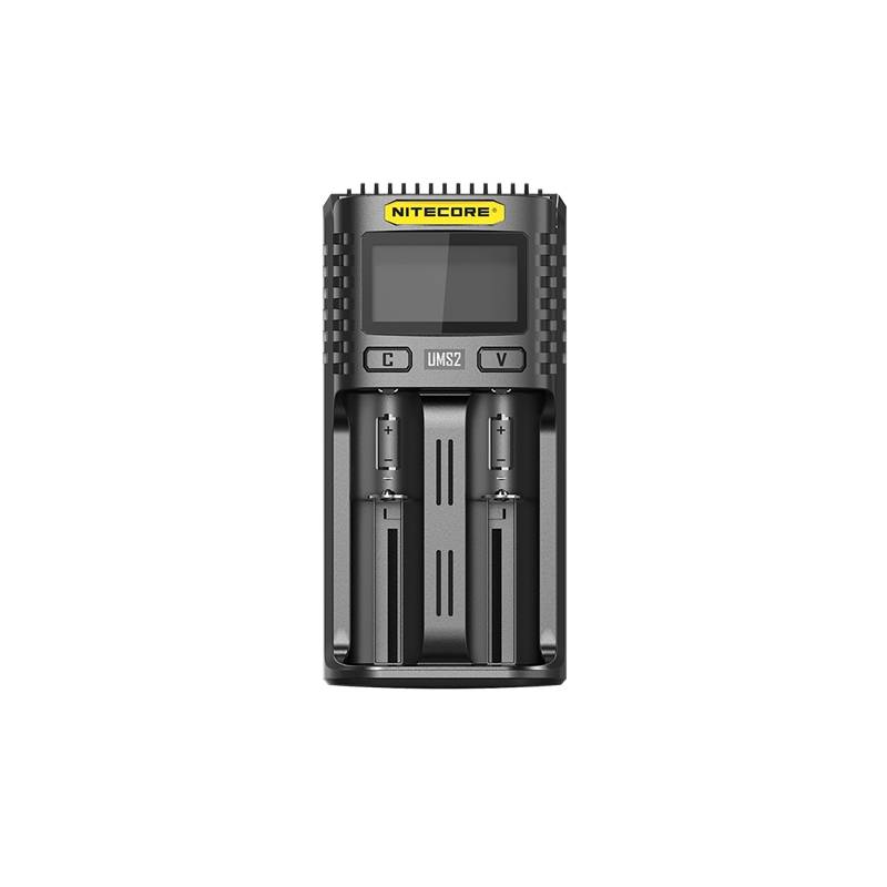 🤝NITECORE UMS2双槽LCD液晶显示强光手电电池充电器 199