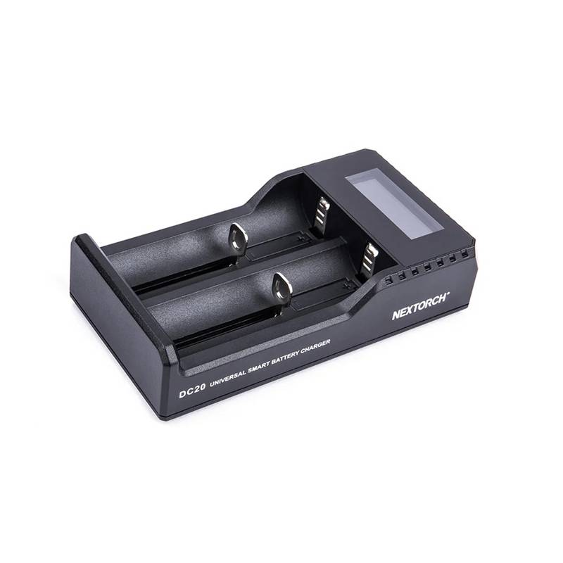 ⭕️NEXTORCH DC20双槽LCD液晶显示锂电池充电器 138