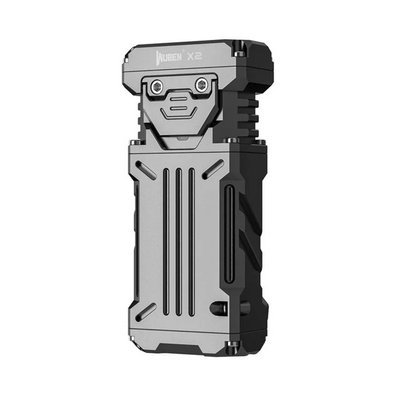 🤝WUBEN X2多功能便携Type-C口直充强光手电筒 钛灰版本 1800流明 1519