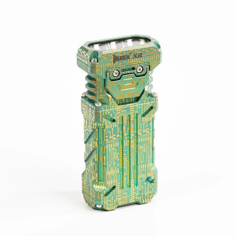 🤝WUBEN X2多功能便携Type-C口直充强光手电筒 钛绿版本 1800流明 1749