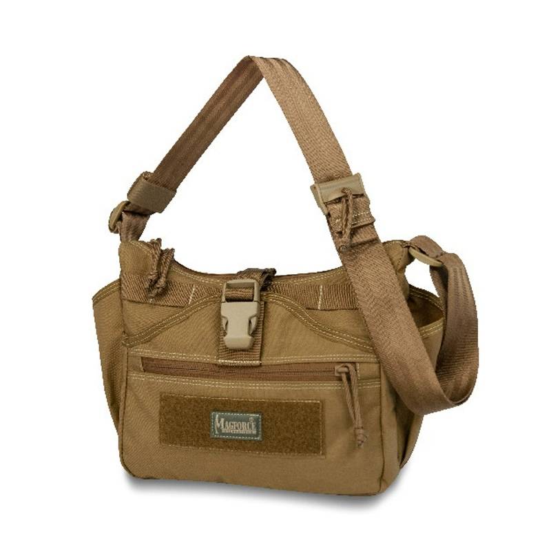 🤝Magforce 0901 迷你双面人战术多功能单肩包 狼棕色 1076