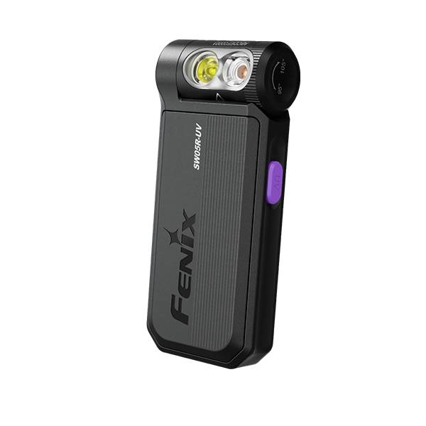 🤝Fenix SW05R-UV 多功能磁吸Type-C口直充强光小手电筒 黑色 298
