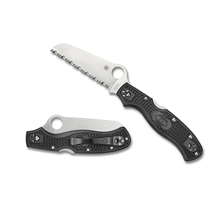 Spyderco  C14SBK3  VG-10钢   FRN尼龙手柄  黑色  855