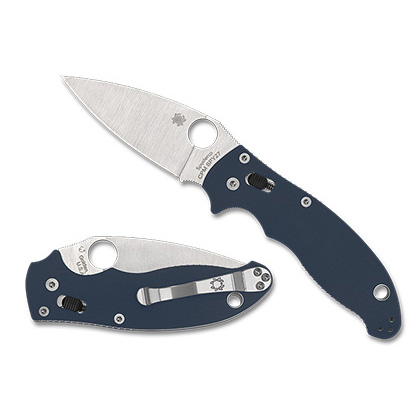 Spyderco   C101GPCBL2   CPM SPY27™钢   G-10手柄   钴蓝色  1440