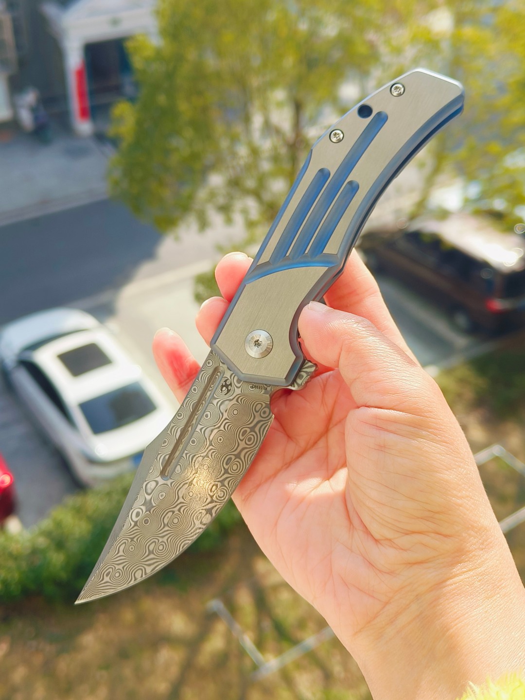 KANSEPT Orion   大马士革钢  钛手柄  K1089B2  1200