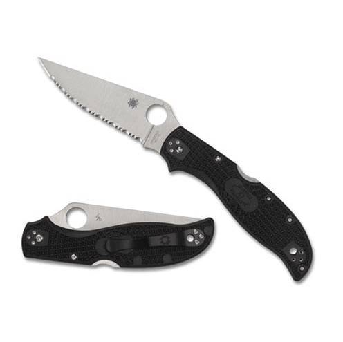 Spyderco  C258SBK    VG10钢   FRN手柄   黑色  855