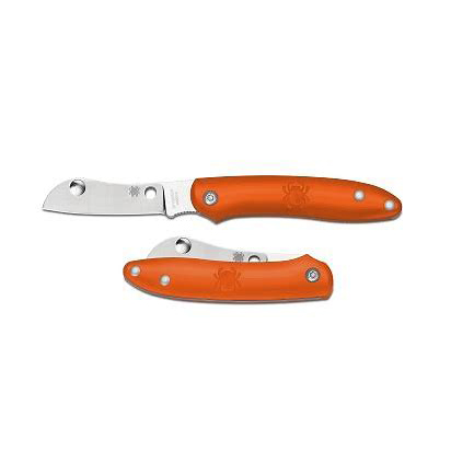 Spyderco  C189POR    Roadie  N690Co钢   FRN尼龙手柄   橙色  405