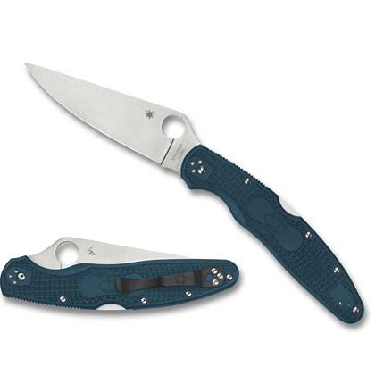 Spyderco  C07FP4K390   Police 4  K390钢  FRN尼龙手柄   蓝色  1350