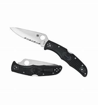 Spyderco  C10PSBK   Endura 4   VG10钢  FRN尼龙手柄  黑色  720