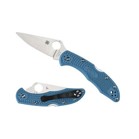 Spyderco  C11FPBL    Delica 4  VG10钢   FRN尼龙手柄   蓝色  675