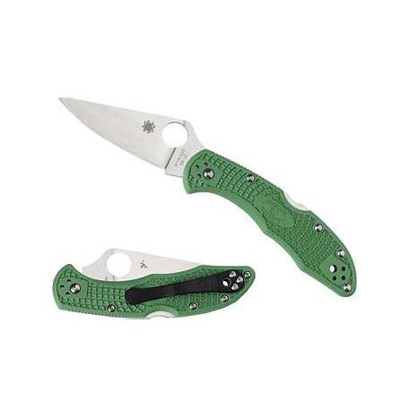 Spyderco  C11FPGR   Delica 4  VG10钢   FRN尼龙手柄   绿色  675