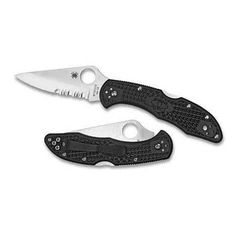 Spyderco   C11PBK   Delica 4   VG10钢   FRN手柄   黑色  675
