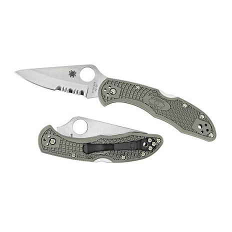 Spyderco  C11PSFG   Delica 4   VG10钢  FRN尼龙手柄   叶绿色  675