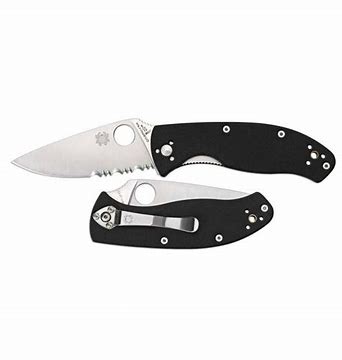 Spyderco  C122GPS    Tenacious   8CR13MOV钢  G10手柄  黑色  450