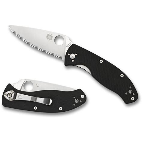 Spyderco  C122GS    Tenacious   8CR13MOV钢  G10手柄  黑色  450