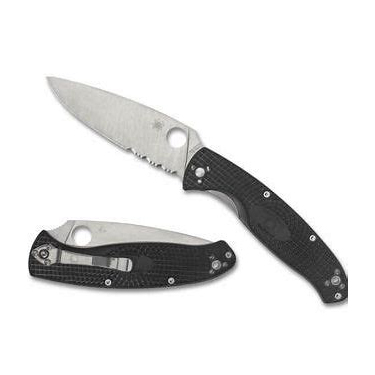 Spyderco  C142PSBK   Resilience   8Cr13MoV钢   FRN尼龙手柄   黑色  540