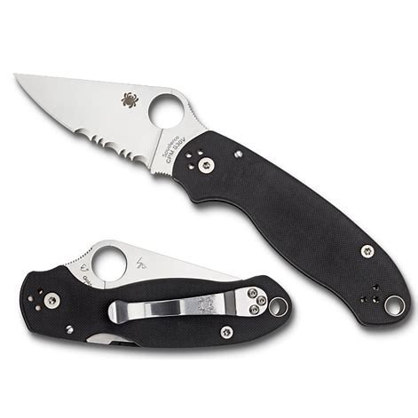 Spyderco   C223GPS   Para 3   CPM-S45VN钢  G10手柄  黑色  1170