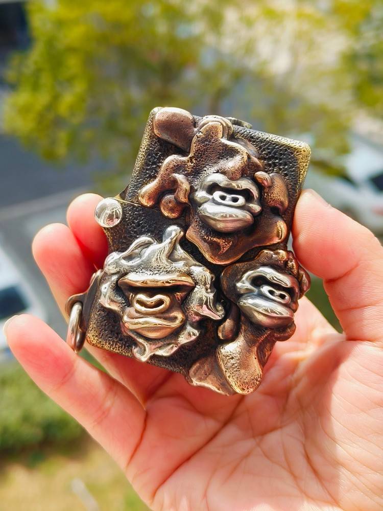 Phase Objects Flame Monkey Lighter 俄罗斯过去式猩猩定制打火机 #3