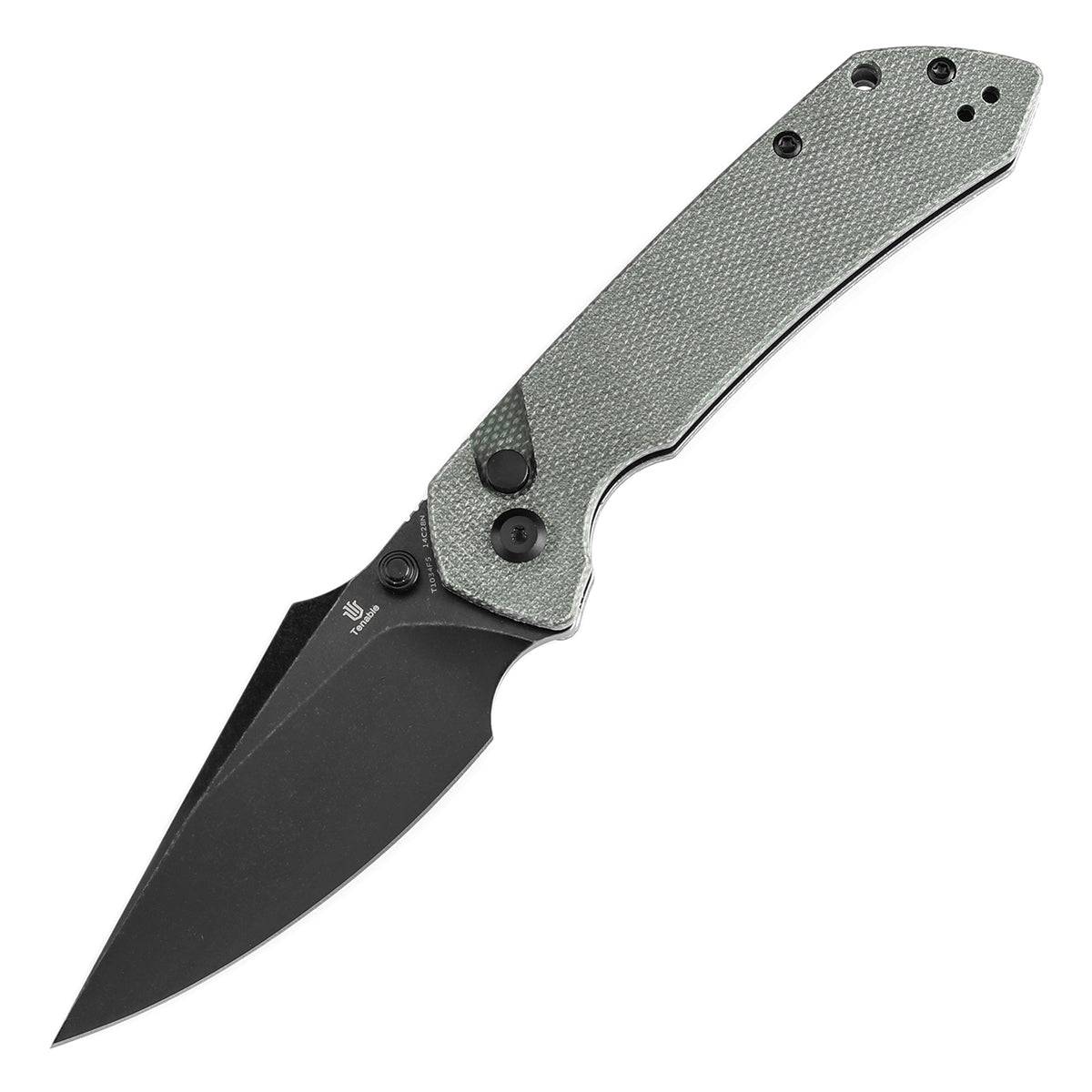 Tenable Fenrir   Micarta手柄  SW 14C28N钢 T1034F5  灰绿色  400