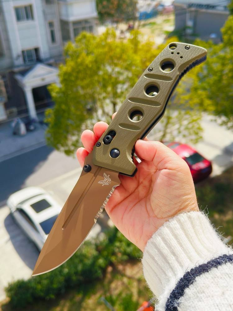 【售完】Benchmade Adamas 275SFE-2 CPM-CruWear钢 G10柄 棕色 1500