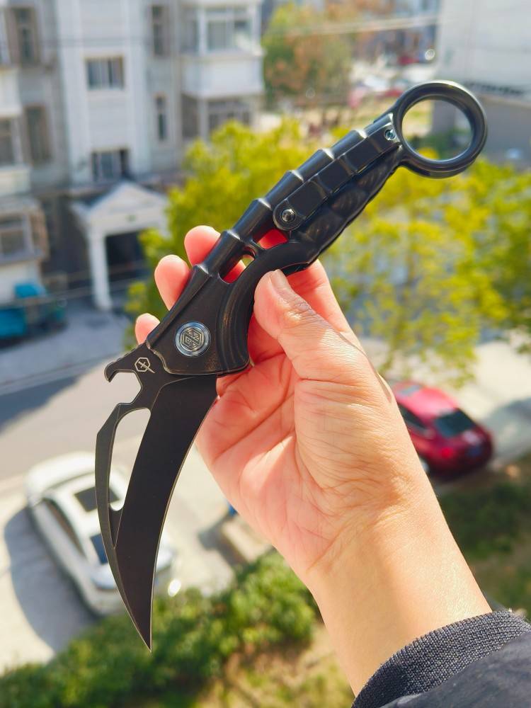 【售完】Rike Knives 瑞克 N690钢 钛柄 750