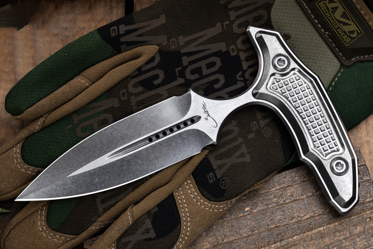 Marfione Custom/Bastinelli M390钢 钛手柄 EK-1590 银色 19500