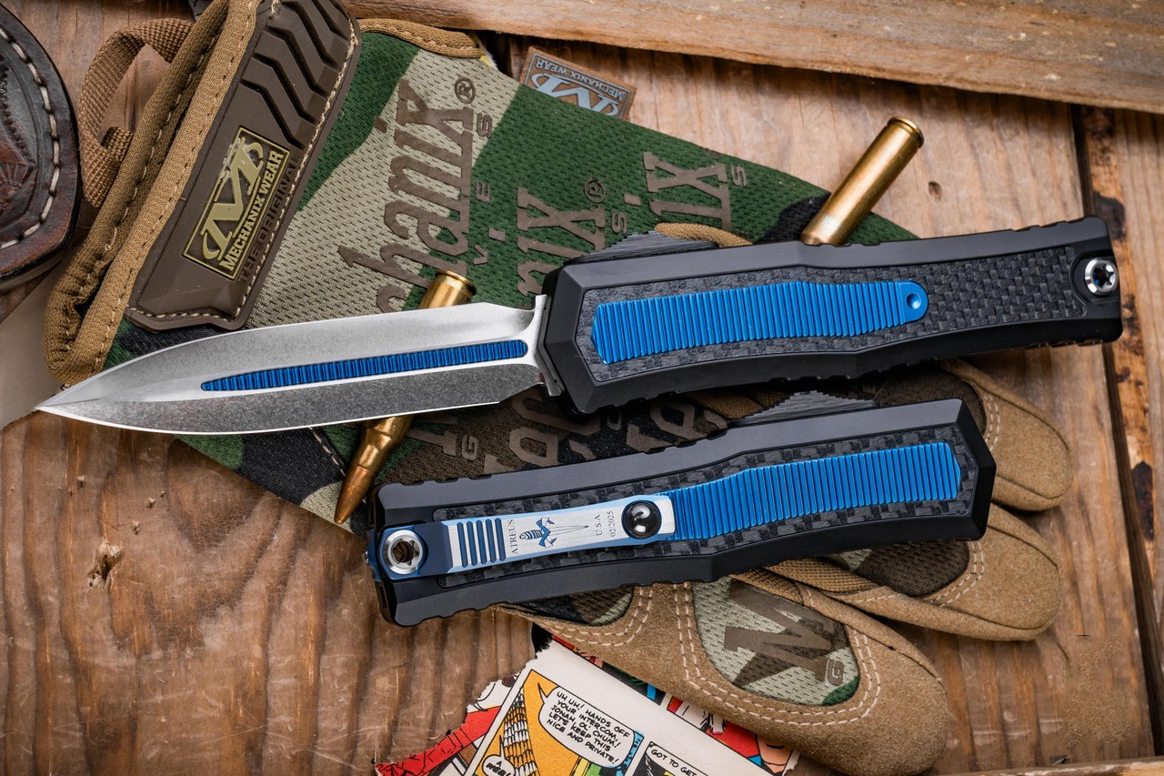 Marfione 定制 Atreus ZBP OTF M390MK钢 碳纤维+铝制手柄 MCT1290-CICFTIBL-MCK 蓝色 20150