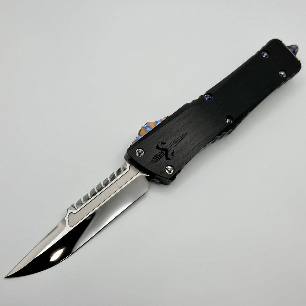 Marfione 定制Combat Troodon M390钢 6061 T6铝制手柄 黑色 35100