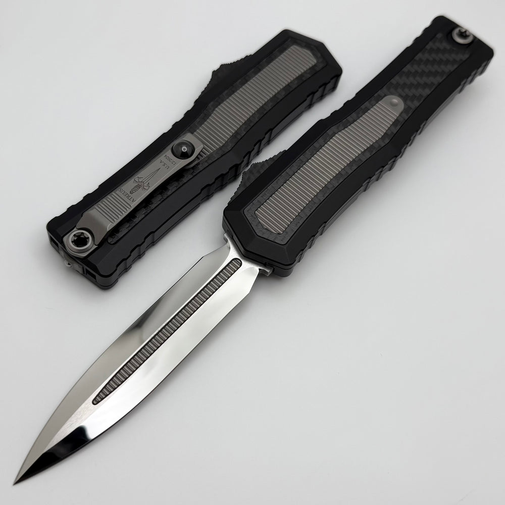 Marfione 定制Atreus M390MK钢 铝制手柄 灰色（镜面抛光）22800