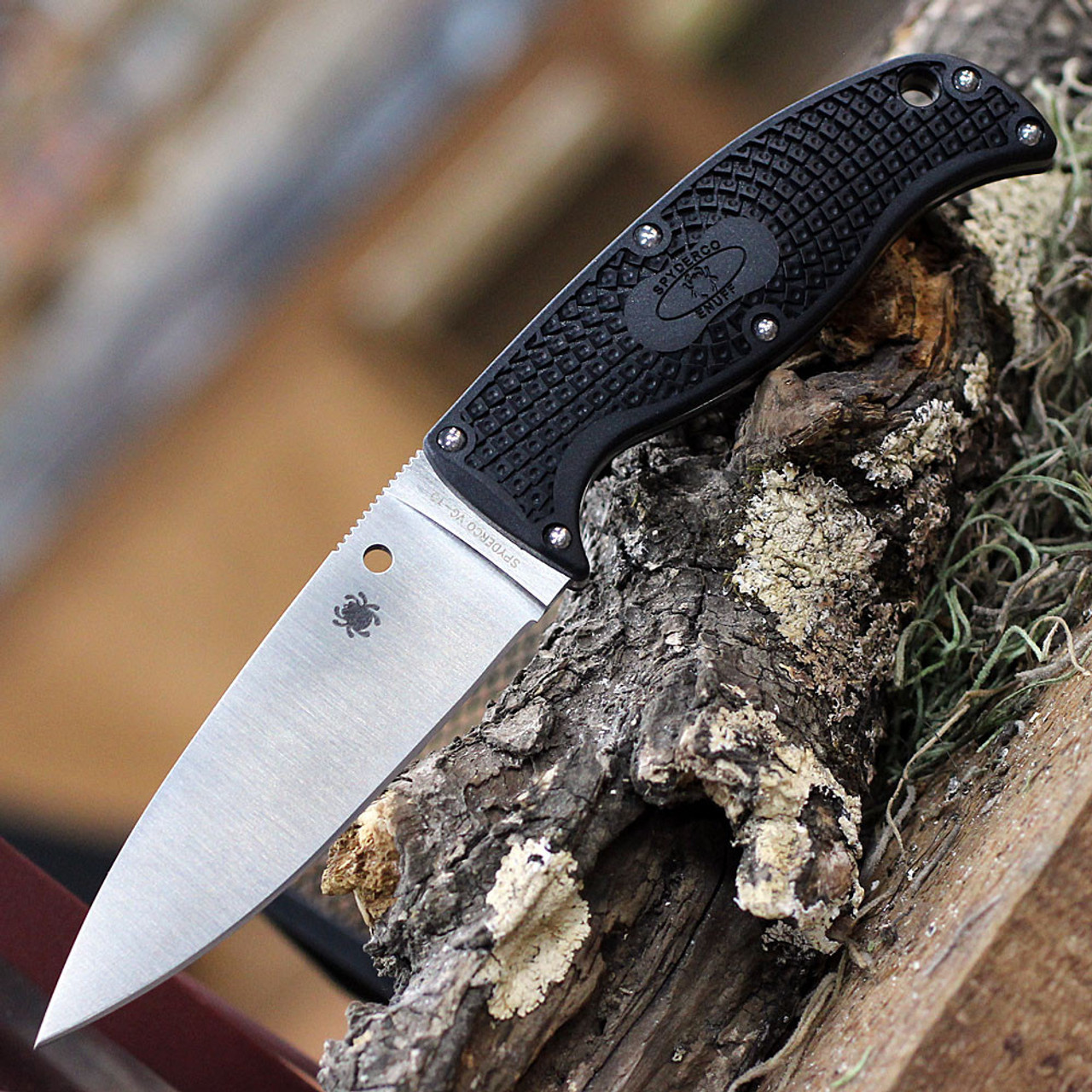 Spyderco  FB31PBK2    VG10钢  FRN尼龙手柄   黑色  1350