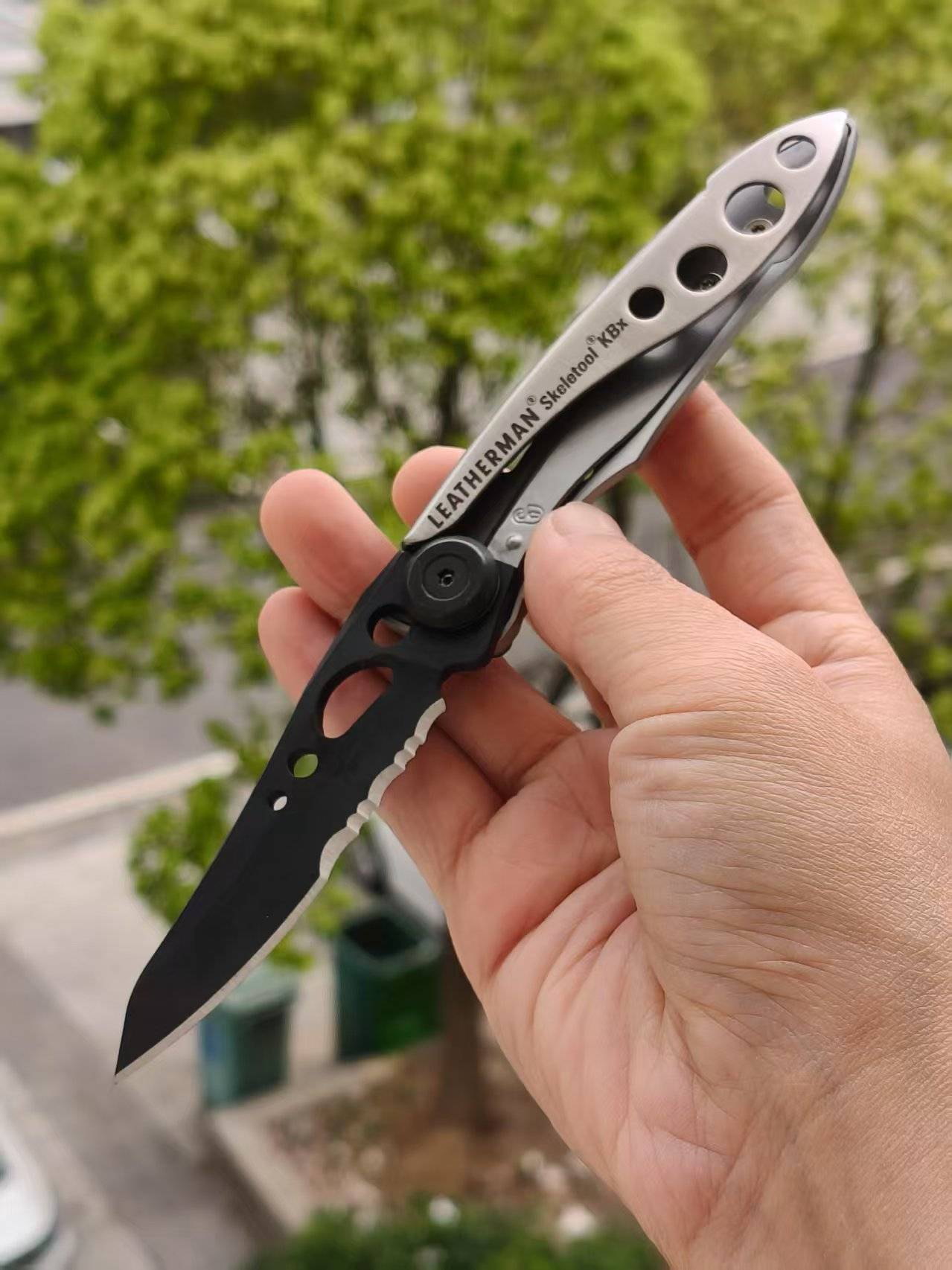 【特惠】Leatherman Skeletool KBX 少侠折刀 832619 银黑 原价360 特惠199