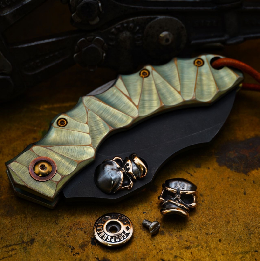 Cpprhd 十周年纪念版经典骷髅推刀钮