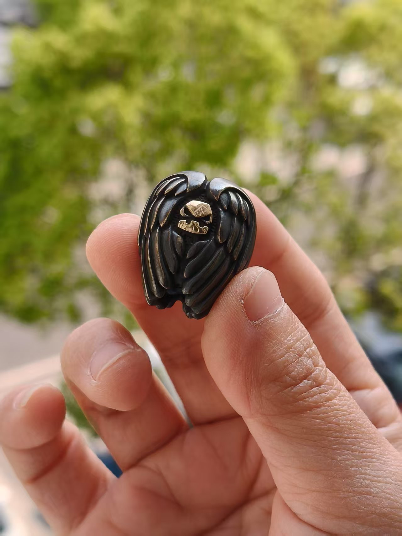 Alex Peshkov 俄罗斯珠宝设计师亚历克斯刀坠吊坠伞绳 飞翼 圆