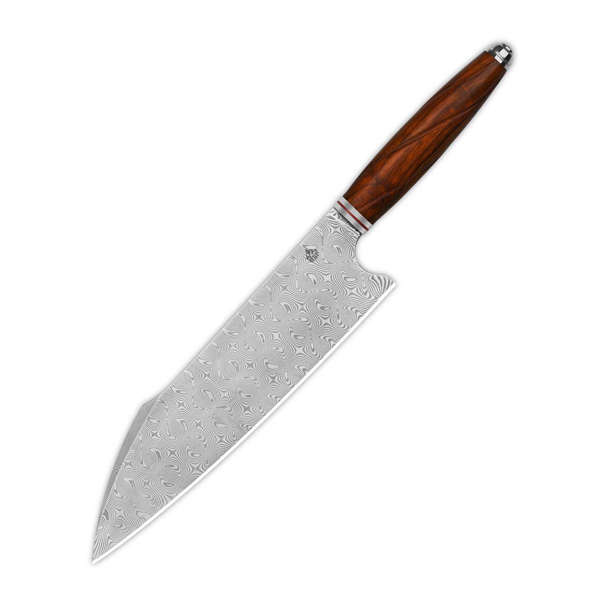 QSP Kitchen Knife Mulan系列 8英寸大马士革钢 沙漠铁木柄 QS-KK-001B 木色 1300
