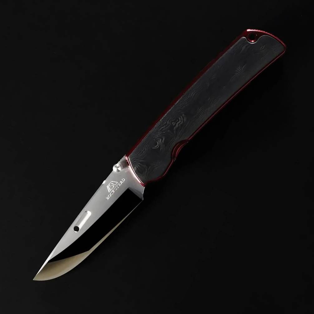 Rockstead HIGOⅡ X-FCF-ZDP (BDR) 日本花田洋肥厚二代钛柄碳纤维贴片