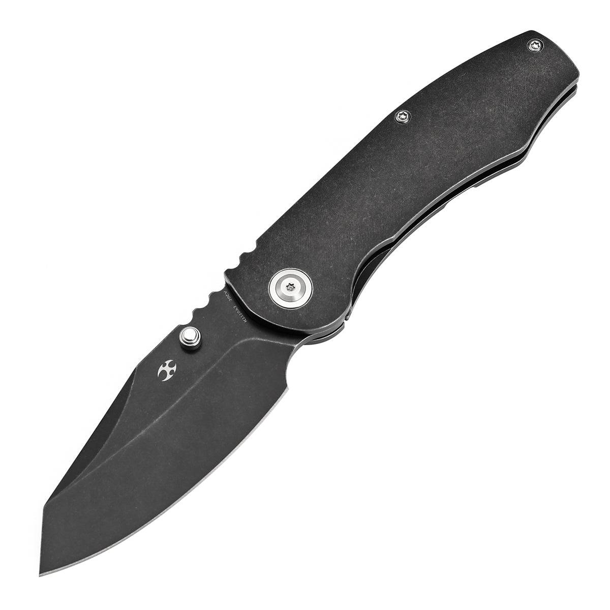 KANSEPT Caveman CPM 20CV钢 钛手柄 K1110A2 黑色 1700